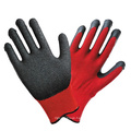 Cotton Knitted Latex Crinkle Coated Industrial Working Gloves